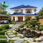 Thiết Kế Cảnh Quan Sân Vườn Biệt Thự Tại Quảng Ninh Chuẩn Nhật Bản