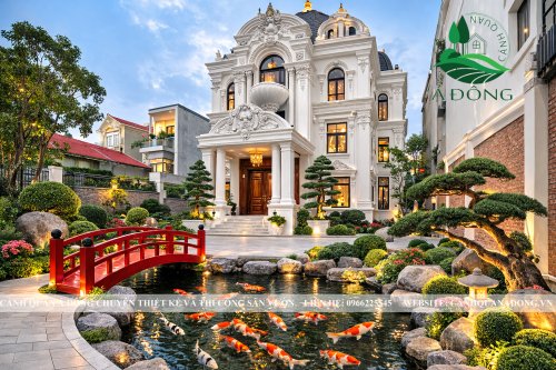 Dự Án Thi Công Hồ Cá Koi Biệt Thự Anh Tuấn – Hải Phòng