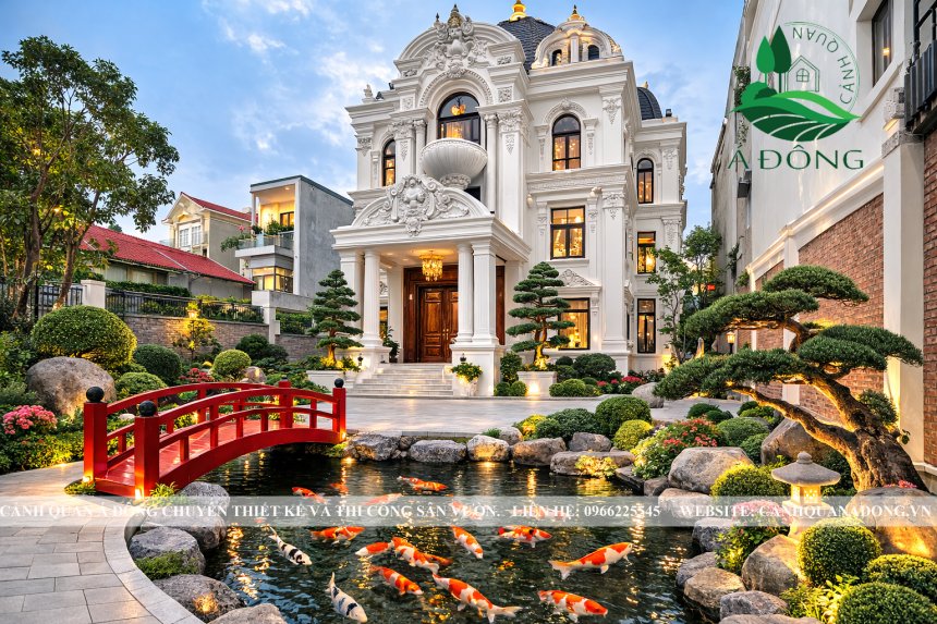 Dự Án Thi Công Hồ Cá Koi Biệt Thự Anh Tuấn – Hải Phòng