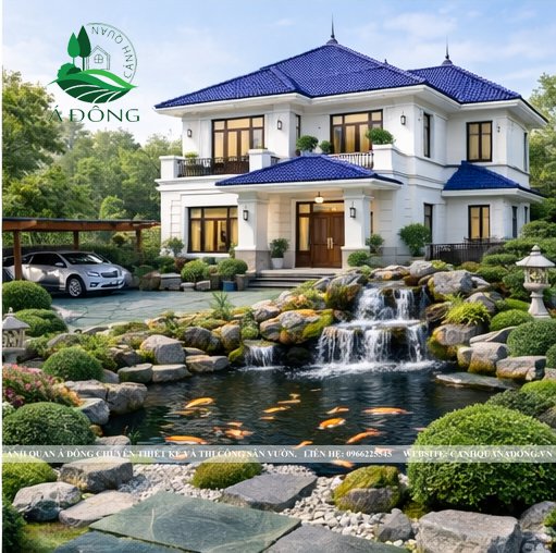 mẫu sân vườn biệt thự đẹp chuẩn nhật