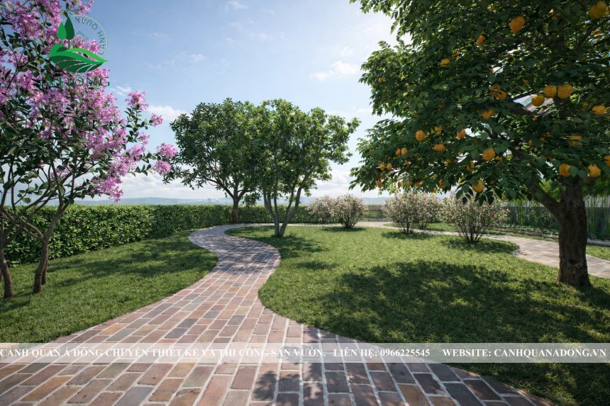 sân vườn phong cách quê Việt đẹp, nhẹ nhàng và giàu cảm xúc