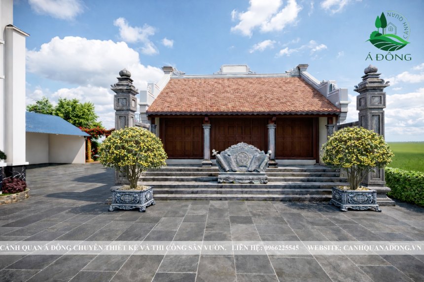 thiết kế vườn quê việt nam mộc mạc gần gũi thiên nhiên